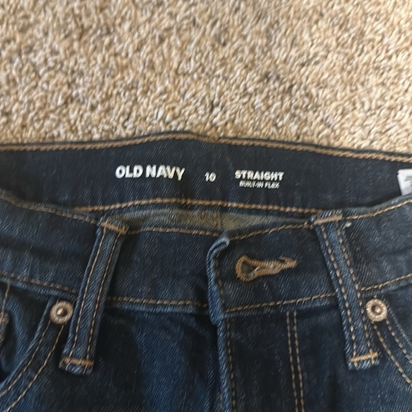 Old Navy boys size 10 straight leg jeans.  Slim like style - Picture 2 of 3